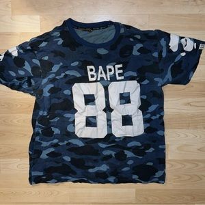 Blue Camo Bape T-Shirt